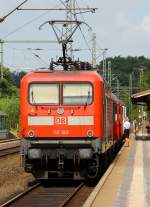 112 180-5(REV/LDX/19.11.12)mit der RB nach Flensburg, Schleswig, 03.08.2013