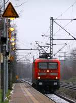 112 177 auf dem Weg nach Flensburg. Schleswig 08.12.2013