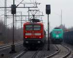 6112 168 mit SHE nach Flensburg, Jübek 09.12.2013