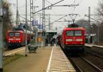 DB 6112 143-3 und 176-3 im Bhf Elmshorn, 31.12.2011(118) 
