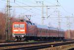 DB 6112 179(-7) mit einer RB nach Neumünster, Jübek, 02.02.2014