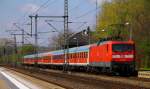 DB 6112 153-2 mit SH-Express nach Flensburg, Schleswig 21.04.2014
