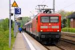 DB 6112 149-0 mit RB nach NMS. Schleswig 16.05.2014