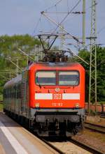 Neukielerin 6112 162 mit RB nach Neumünster, Schleswig 14.05.2014