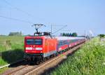 112 137 und die 112 155 am Zugschluss beförderten am 20.05.2014 einen Kreuzfahrersonderzug nach Berlin.