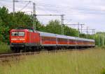 DB 6112 147-4 mit SHE nach Hamburg, Osterrönfeld 29.05.2014