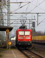 Wieder in Gang gebracht...6112 180-5 macht sich auf den Weg nach Kiel zur werkstatt. Jbek 25.02.2015(845)