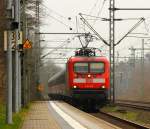 DB Regio Kiel 6112 143 mit RE7/SH-Express aus Hamburg. Schleswig 20.03.2015(915)