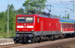 112 140-9 mit dem SHE nach Hamburg am 4.6.10 in Schleswig.