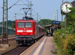112 179-7 als  Ersatz 143er  mit der RB nach Flensburg. SL 02.07.10