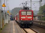 112 148-2 zog einen der SHE's von Padburg nach Hamburg am 7.10.10.
