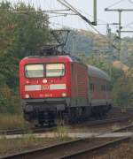 112 180-5 kam pnktlich mit dem SHE aus Padborg nach Schleswig gefahren.
