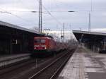 114 035-9 steht mit RB 40 nach Burg im Magdeburger Hauptbahnhof.