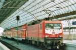 Scanbild von 114 033 in Berlin-Spandau am 7 November 1999.