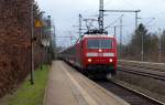 120 146-6 zog den IC Leerpark aus Hamburg durch Schleswig und...