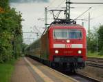 120 141-7 mit dem Lr 78082 von HH-Langenfelde nach Flensburg. SL 24.6.11