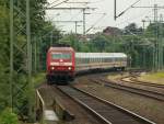 120 156-5 mit dem Leer IC von Hamburg nach Flensburg. SL 15.7.11