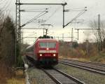 120 112-8 vorne und 120 156-5 hinten brachten den Lr 78091 von HH-Eidelstedt nach Flensburg. 02.12.2011