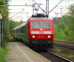 120 114-4 mit LPF 78082 auf dem Weg nach Flensburg. 11.05.12