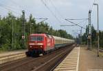 120 501-2 fhrt am 6.7.12 mit dem IC 2410 nach Flensburg durch den Bhf. Elmshorn. Gru zurck !