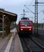 120 103-7 mit IC 2410 in Schleswig, 21.09.12