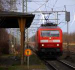 DB 6120 126-8 mit IC 1981, Jübek, 10.01.2014