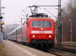 DB 6120 150-8 mit IC 2417 nach Köln, Schleswig, 02.03.2014