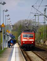 DB 6120 147-4 mit dem IC 2417 nach Köln. Schleswig 21.04.2014