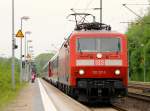 DB 6120 137-5 mit IC 1981 nach München, Schleswig 16.05.2014