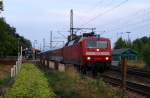 DB 6120 147-4 mit Leer CNL 13399, Schleswig, 24.07.14