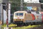 DB 120 159 gratuliert Deutschland mit 175 Jahre Eisenbahnen in Kln Hbf am 27 September 2010.