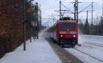 DB 6 120 133-4 mit Leer-IC, Schleswig 12.02.2010(374)