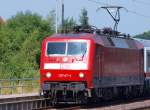 120 147-4 mit IC 1803 nach Kln in Schleswig(vom General aufgenommen). 9.7.10