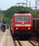 120 123-5 mit dem IC 1807 nach Kln am 30.7.10 in Schleswig.