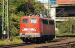 139 262-0 eine alte Dame der DB rollte langsam an uns vorbei durch Harburg. 30.9.11