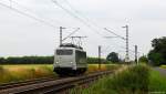 139 558-1 fuhr am 13.7.13 Lz bei Nordbgge durch die Felder und Wiesen und strebte weiter gen Dortmund.