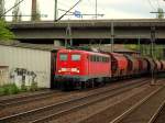 br-6139-e4011/69428/139-313-1-brachte-einen-schuettgutwagenzug-durch 139 313-1 brachte einen Schttgutwagenzug durch den Bahnhof Hamburg-Harburg am 14.5