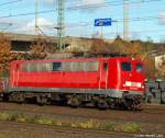 140 716-2 strebt am 6.11.10 durch den Harburger Bhf. weiter gen Maschen.