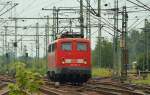 140 432-6 rumpelte langsam durch Harburg. 08.07.11