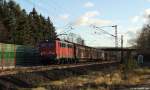 140 353-4 fhrt am 6.1.12 mit einem Gz bei Bienenbttel durch die Landschaft.