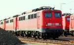 140 537-2, Maschen Rbf, mit Zettel  Keine Teile entnehmen  abgestellt, 28.04.12.