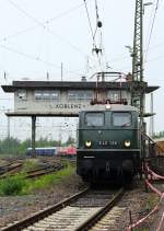 E40 128(140 128-0)Fhrerstandsmitfahrten, EBM Koblenz-Ltzel, 03.06.12