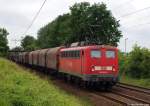 140 600-8 zieht am 26.6.12 einem gemischten Gz durch Ahlten.