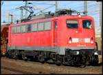 140 855 mit kurzem Güterzug am 12.01.13 in Fulda