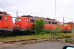 Lok 8: 6140 218-9, REV/LD X/28.09.07, Verl/AM 9/27.09.14. Maschen 29.05.2014