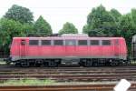 Flankenschüss von 140 856 in Darmstadt-Kranichstein am 30 mai 2014.