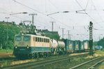 KLV mit 140 326 durchfahrt Köln West am 21 Mai 2005.