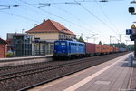 br-6140-e40/516306/140-678-4-egp---eisenbahngesellschaft-potsdam 140 678-4 EGP - Eisenbahngesellschaft Potsdam mbH mit einem Containerzug von Berlin nach Hamburg in Bienenbüttel. 26.08.2016