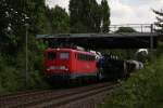140 627-1 mit einem Gterzug in Hannover Limmer am 30.07.2010