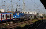 EGP 140 627 mit leerem Autozug in Richtung S�den am 13.08.2025 in Bremen Hbf.